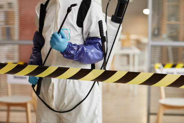 Professional Infectious Disease Decontamination technician working in Flagler Beach, FL